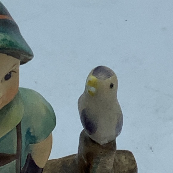 Vintage Goebel Boy With Bird Figurine - Picture 10 of 13